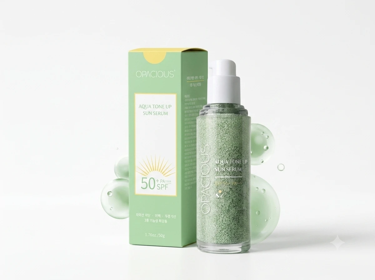 OPACIOUS Aqua Tone Up Sun Serum SPF50+ PA++++